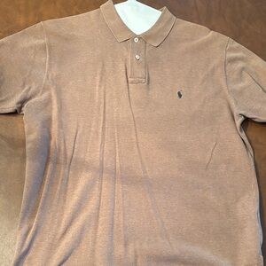 Polo by Ralph Lauren Men's Polo Shirt in Tan